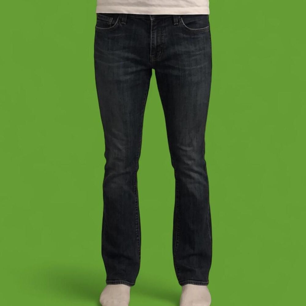 Balenciaga Men's Navy and Blue Jeans